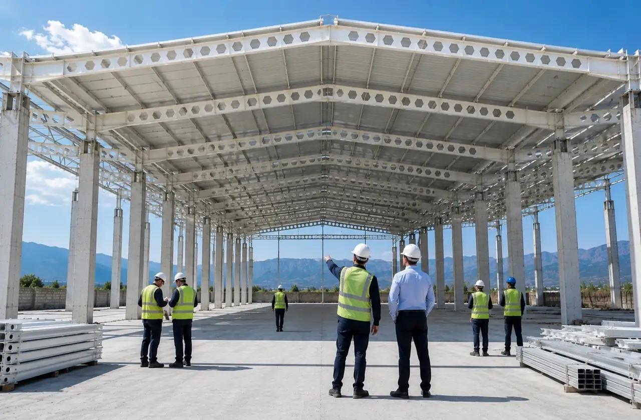 Endüstriyel çatı taşıyıcı sistemi